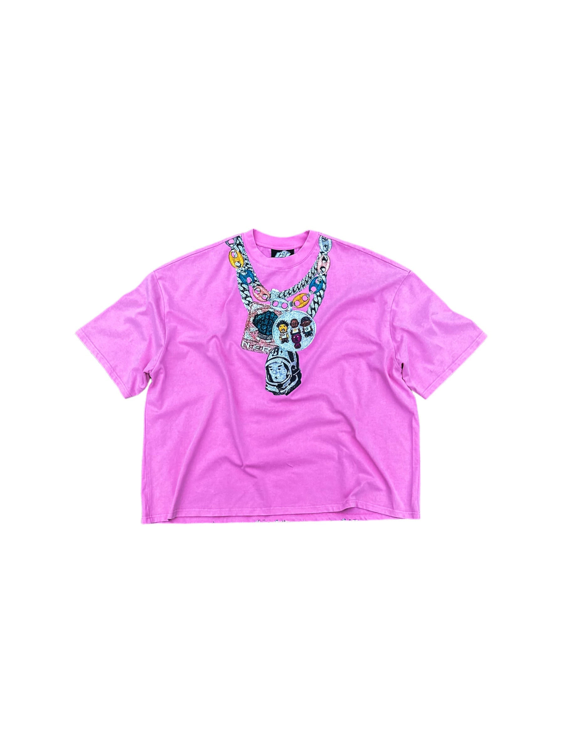 Vintage Pink Skateboard P Tee